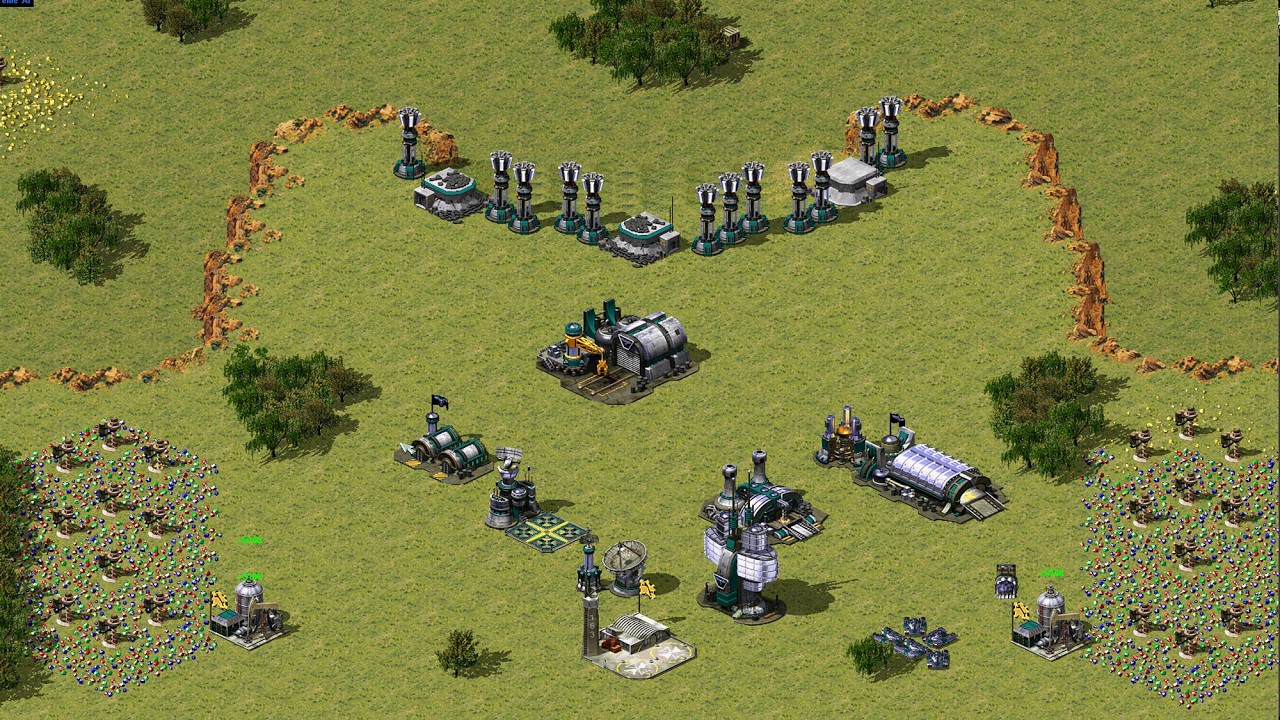 Red Alert 2 | Yuri's Revenge | 7 vs 1- Scream enjoy map - Extreme beta ai