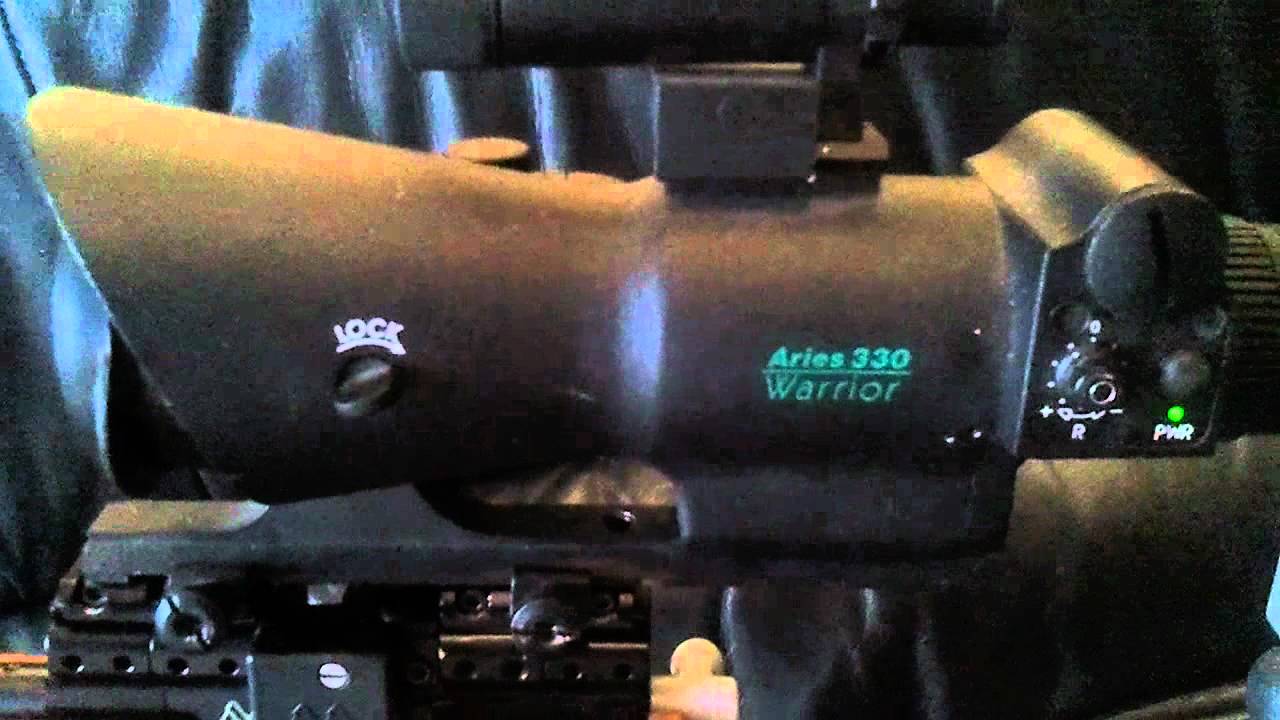Air arms S200 .22 air rifle night vision setup YouTube