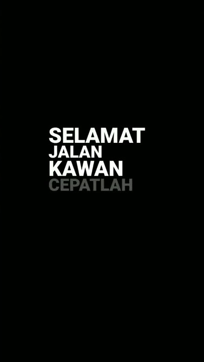 overlay lirik Tipe X - selamat jalan