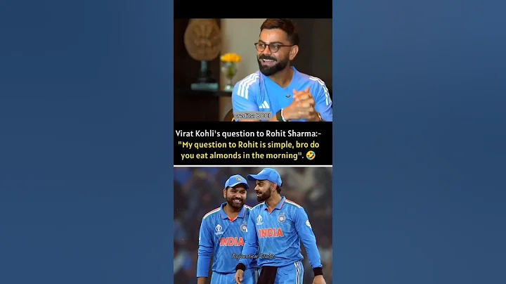 Virat Kohli about Rohit Sharma 😂 | VK and GG interview  Interview #shorts #ytshorts #viratkohli