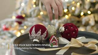 FirstSnow Lightly Flocked Christmas Tree with Warm White LEDs | Vivatrees screenshot 2