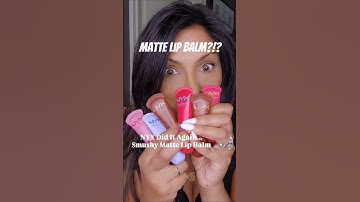 💋 NIEUWE NYX Smushy Matte Lip Balm | 4 tinten uitproberen + eerlijke review
