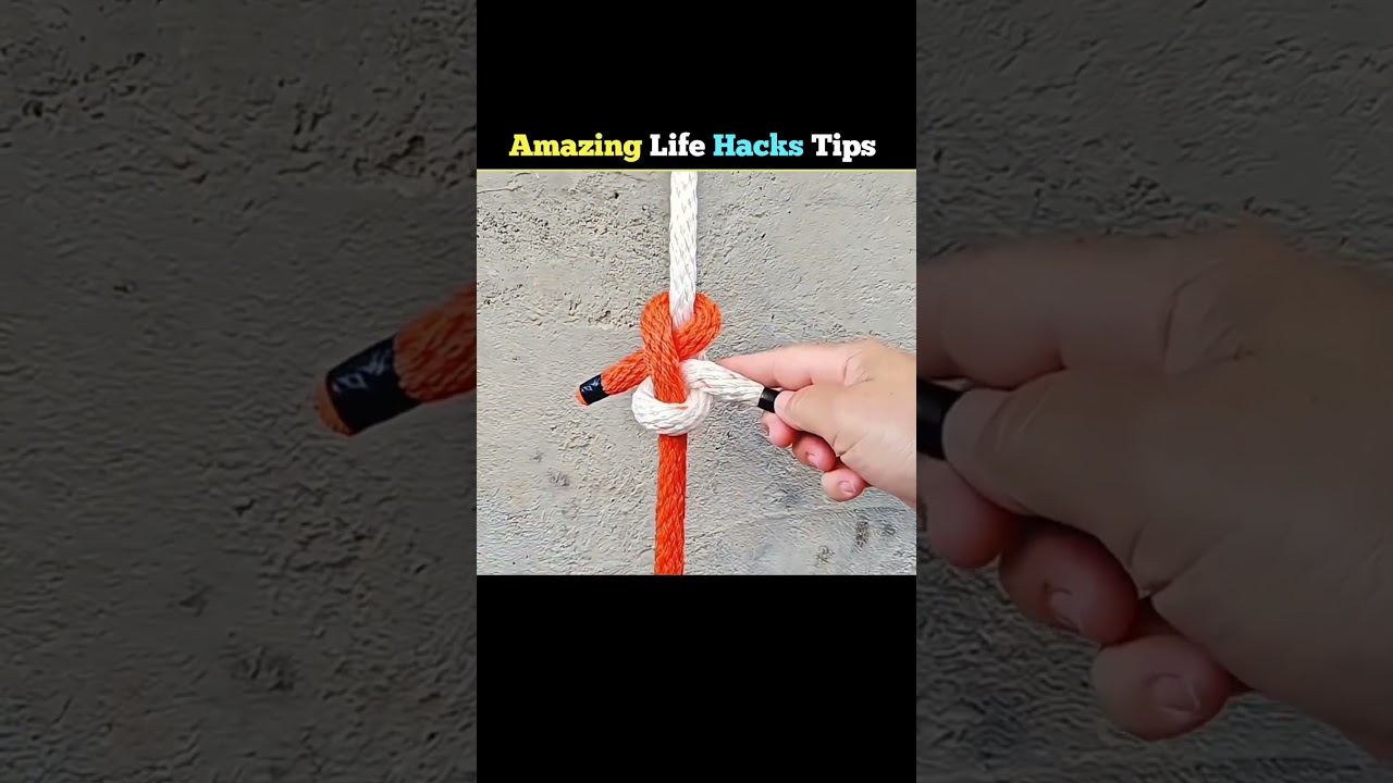 Smart Knot Hacks You Should Know! 🪢🔥