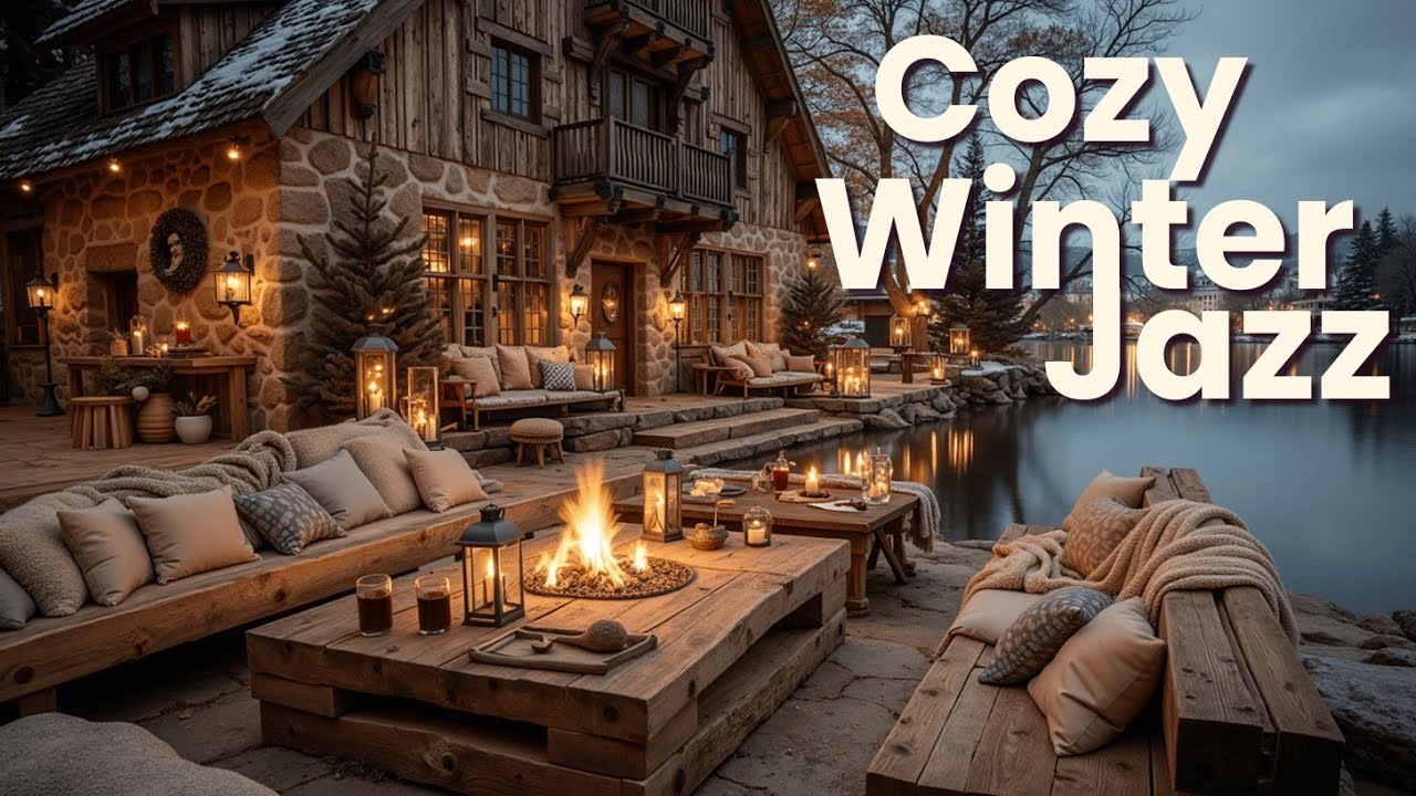 Расслабляющий плавный джаз для снегопада