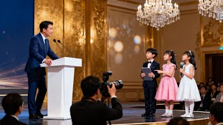 Infertile CEO Shattered: 3 Genius Kids Crash His Press Conference—'You're Our Dad!'#cdrama #dub