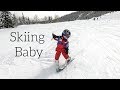1yearold baby can ski and youll be amazed at how good he is