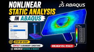 Non Linear Static Analysis on Abaqus | FULL PROJECT
