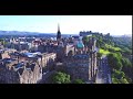 Edinburgh drone company  edinburgh skyline  edinburgh castle