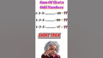 ||Short Trick|| Sum of first n Odd Numbers #shorts #youtubeshorts #mathematics ‎@MrBeast 