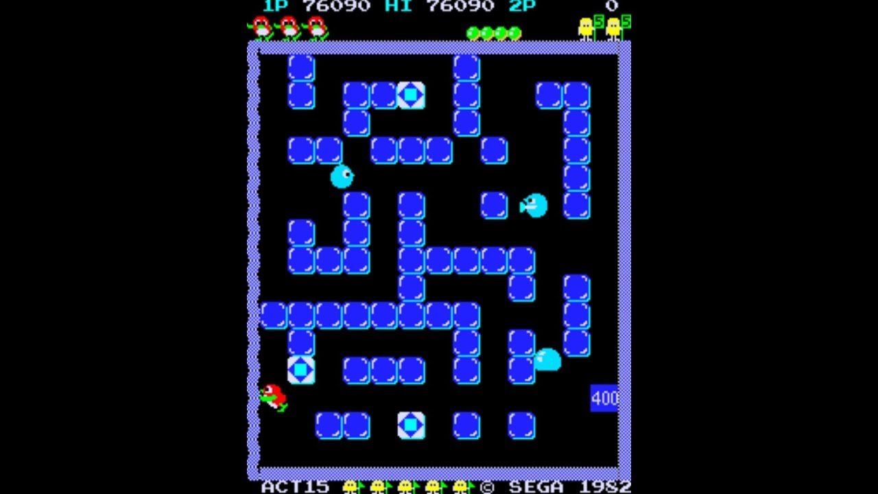 Pengo [Arcade Longplay] (1982) Marti Colls {Pac-Man hardware, set 2}