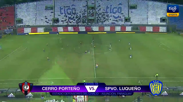 Cerro porteño 2 sportivo luqueño 1 fecha 18 torneo apertura 2017