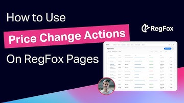 Price Change Actions | How to change the price on your RegFox registration page