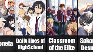 BEST ANIME HIGH SCHOOL SERIES & MOVIES