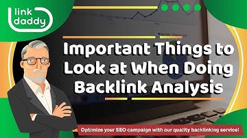 Important Things to Look at When Doing Backlink Analysis