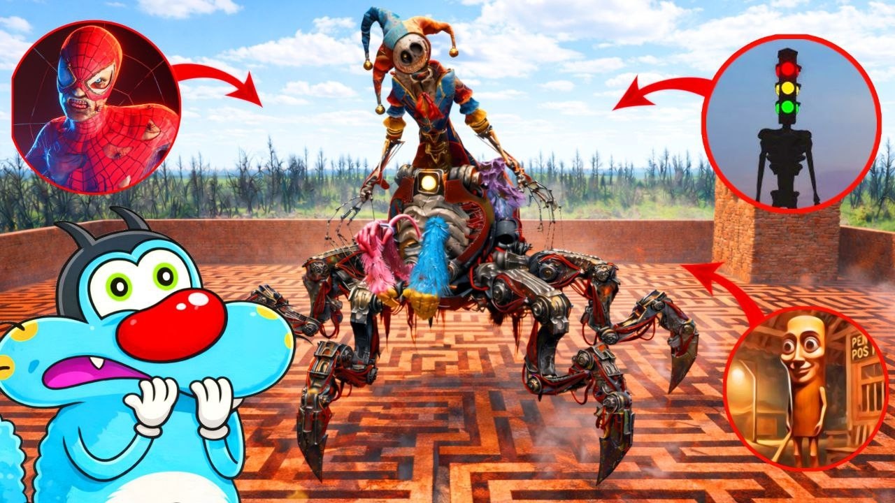 Prototype vs SCP-096 vs Head Light vs Tung Tung Sahur 😱 Epic Maze Battle | Garry’s Mod | Who Wins?