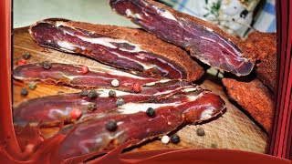 БАСТУРМА (Сыровяленое мясо) /// Самый вкусный рецепт. БАСТУРМА (Сыровяленое мясо) /// Самый вкусный рецепт.