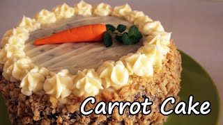 Mother-of-all Carrot Cakes | Moist cake sheet & balanced cream cheese frosting