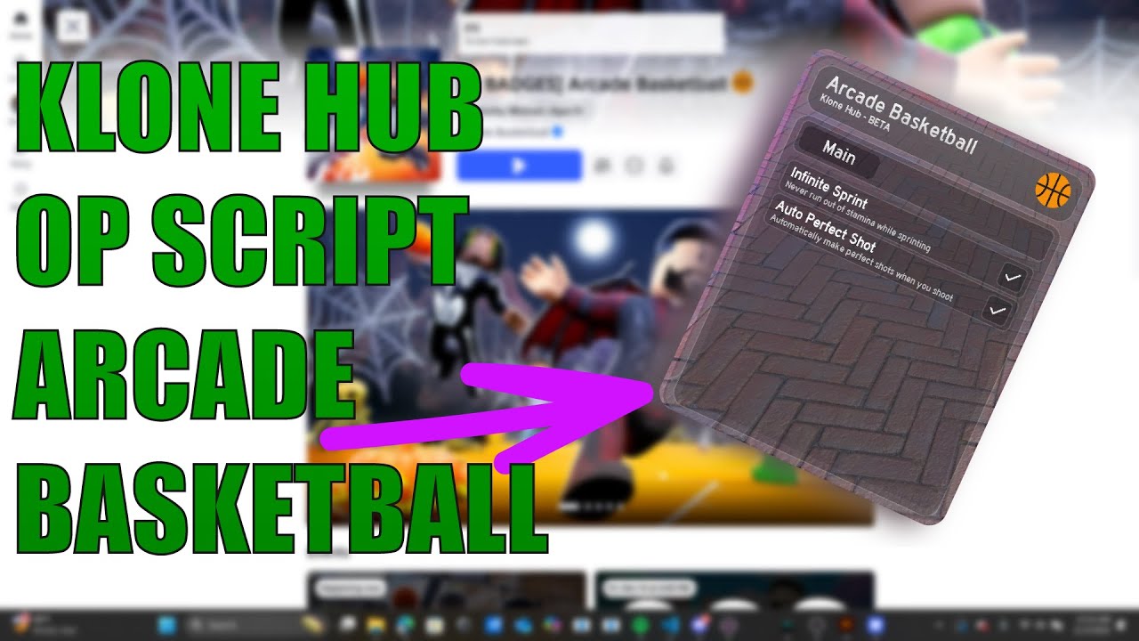 Arcade Basketball Script Keyless Arcade Basketball Script | OP AUTO PERFECT | Klone Hub - YouTube