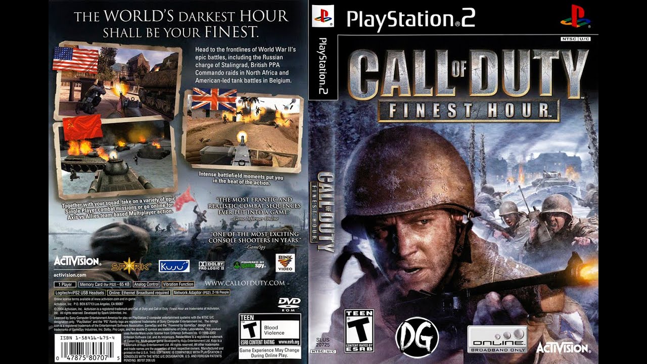 Call of Duty Finest Hour El Primero De Muchos PS2 - YouTube