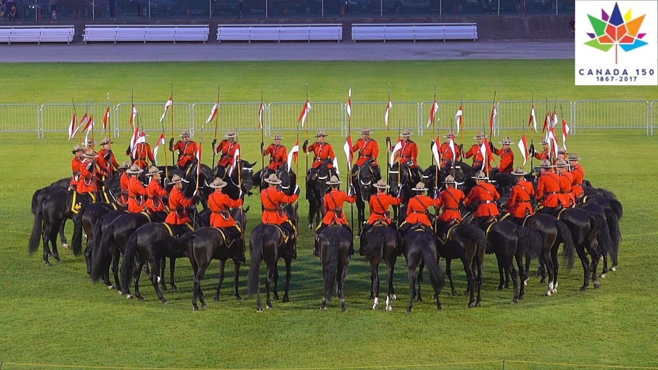 RCMP MUSICAL RIDE CANADA 150 Vancouver Burnaby 2017 - YouTube