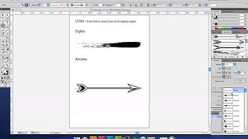 Adobe Illustrator - Lines and Arrows