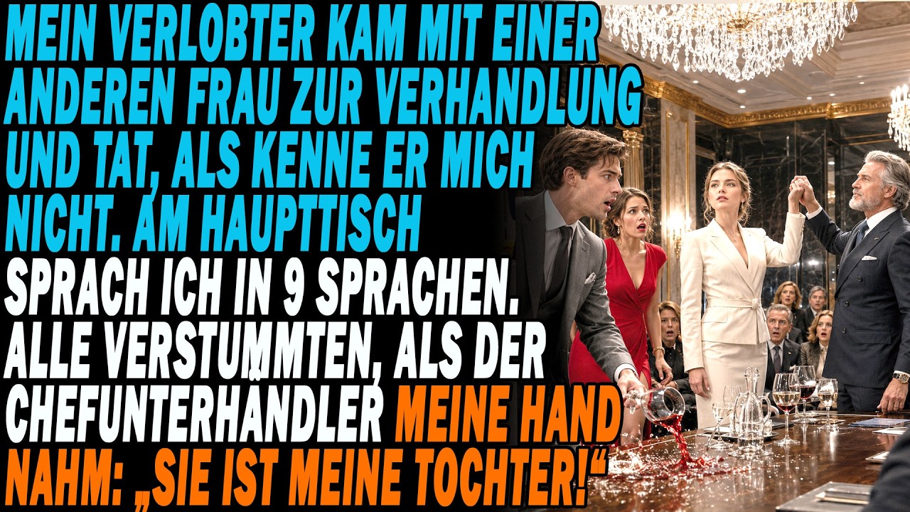 Ich stand in der VIP-Lounge im 45. Stock des Frankfurter Main Towers, als ich durch den Türspalt sah, wie mein Verlobter Maximilian einer anderen Frau ein diamantbesetztes Cartier-Armband umlegte...