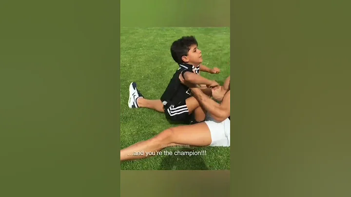 Father son time : Ronaldo relationship with Cristiano Jr | wait for End #shorts