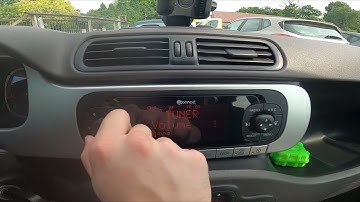 How to Manually Tune Radio Station in Fiat Panda III Cross ( 2012 – 2016 )