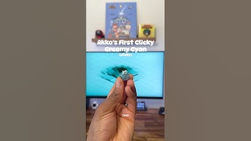 Akko’s first clicky switch! Best creamy clicky keyboard switches #keyboard #tech #switches #akko