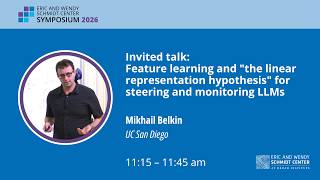 Feature learning & the linear representation hypothesis for steering & monitoring LLMs Profile