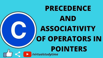 PRECEDENCE AND ASSOCIATIVITY OF OPERATORS IN POINTERS