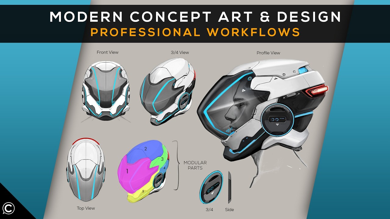 Мастер-класс по современному концепт-арту | Конвейер AAA-проектов в Pure Painter