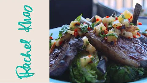 Rachel Khoo's Barbecue Lamb with Spicy Pineapple D...