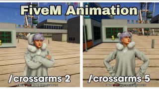 gta samp FiveM Crossarms Animation for (PC, Android)
