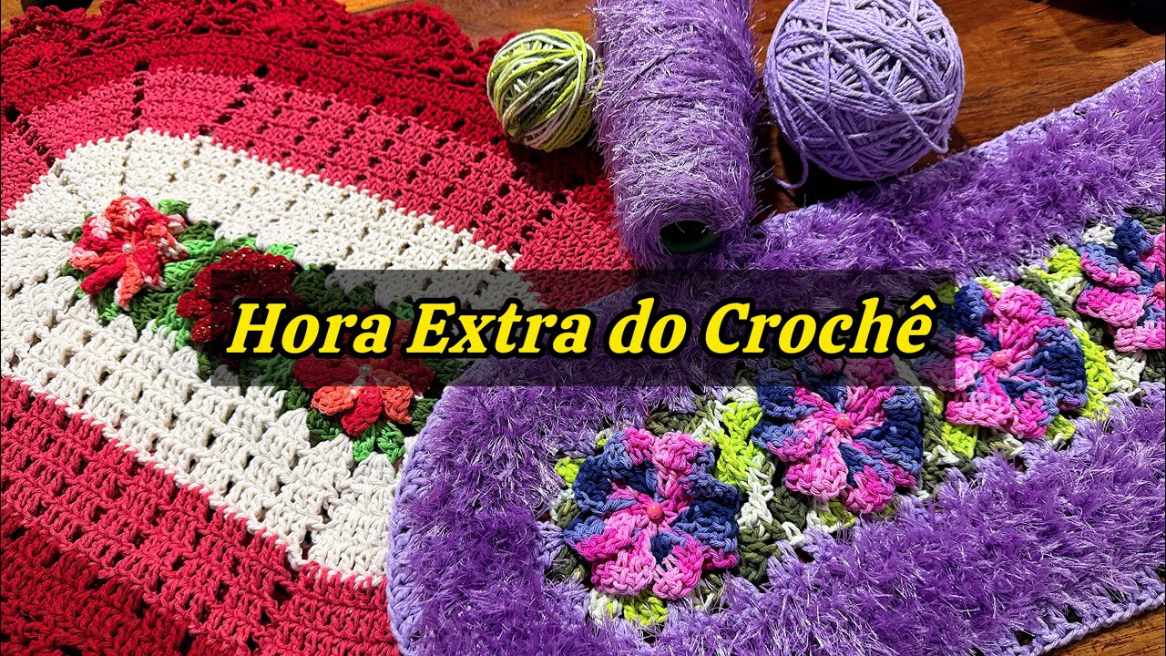 💥PRODUÇÃO DE DOIS DIAS DE HORA EXTRA DO CROCHÊ 😍COMBINAÇÃO INUSITADA #vlogdecrochê 