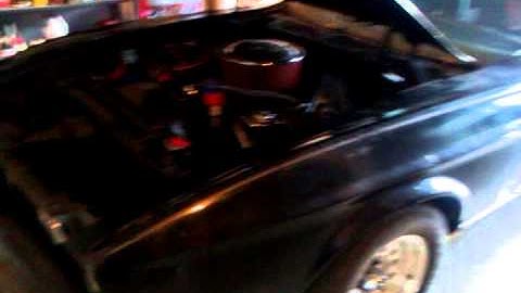 1971 Mach 1 Mustang with open headers