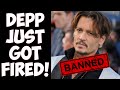 Johnny Depp FIRED from Fantastic Beasts 3! Likely DONE in Hollywood for GOOD!