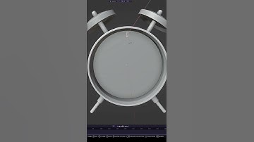 [3D Art] Beginner Game Asset Tutorial: Alarm Clock #blender3d #blendertutorial #blender #tutorial