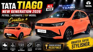 Tata Tiago 2026 Creative+ AMT Top Model 🔥 Full Walkaround || New Tata Tiago 2026 Creative+ AMT ||