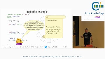 Björn Fahller: Programming with Contracts in C++20