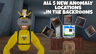 EVERY NEW ANOMALY LOCATION In The BIG SCARY BACKROOMS UPDATE..