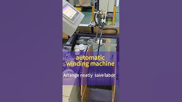Automatic winder rewinds neatly and saves labor  Can rewind by meter or weight #windingmachine #pvc