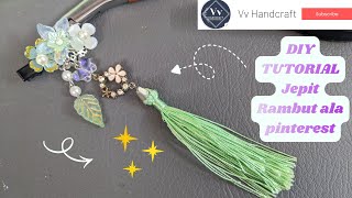 DIY PINTEREST-STYLE HAIR CLIP TUTORIAL | VIRAL KOREAN STYLE HAIR CLIP #diy #tutorial #handmade
