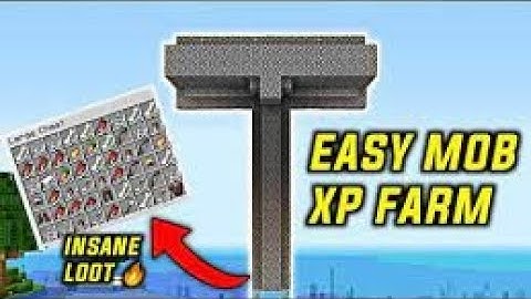 Minecraft: EASY MOB XP FARM TUTORIAL! 1.17 (Without Mob Spawner)