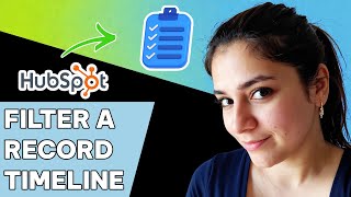 How to filter a record timeline in HubSpot