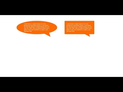 Create a CSS Speech Round Bubble | KTechBlog