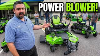 Why pros are switching to this electric mower Pt. 2 #pro #landscaping #greenworks