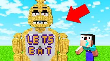 NOOB vs  LUCKY BLOCK FNAF CHICA MUTANT in MINECRAFT!