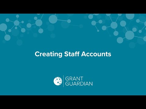 Creating Staff Accounts