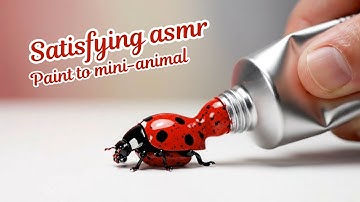 Forbidden Art ASMR: What Happens When Paint Instantly Becomes a Live Animal? (8K)